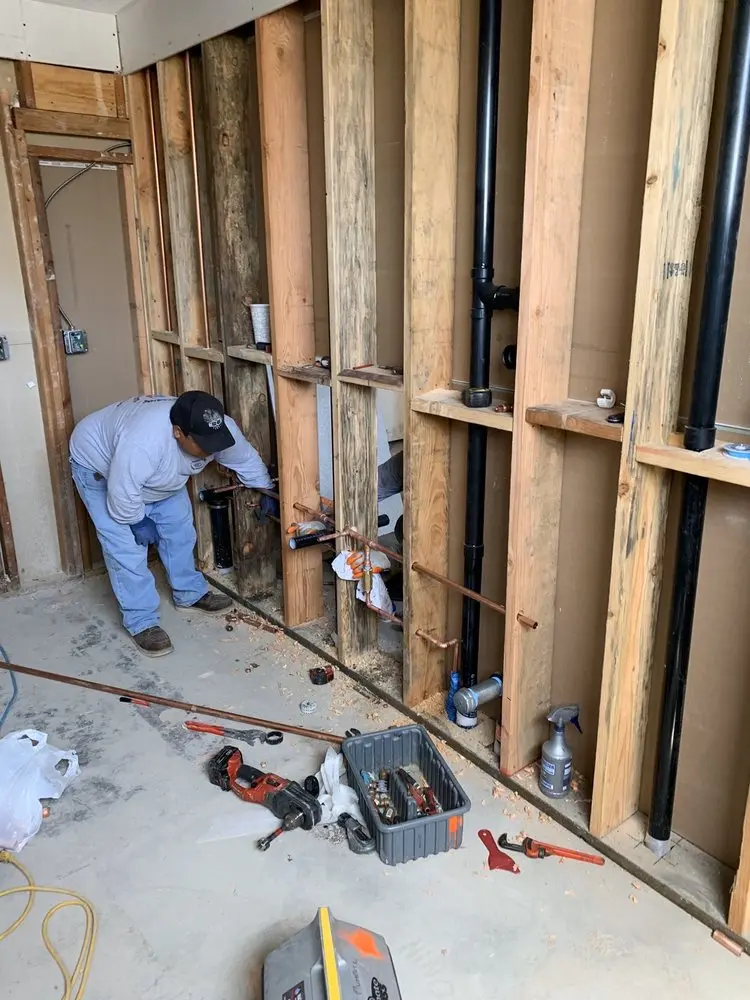 Commercial rough-in plumbing for Water Heater Replacement in Sans Souci